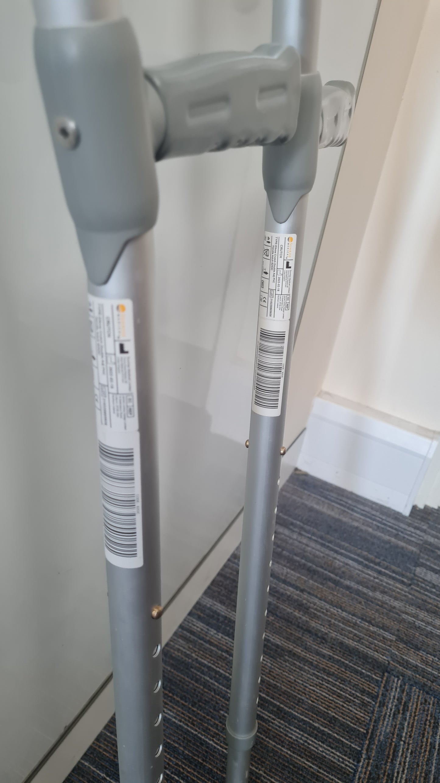 Pair of crutches